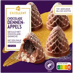 Albert Heijn AH Excellent Chocolade dennenappels aanbieding