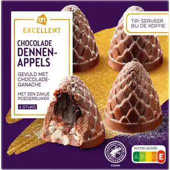 Albert Heijn AH Excellent Chocolade dennenappels aanbieding