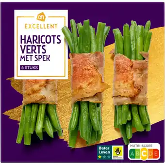 Albert Heijn AH Excellent Haricot verts met spek aanbieding