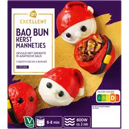 Albert Heijn AH Excellent Bao bun kerstmannetjes aanbieding