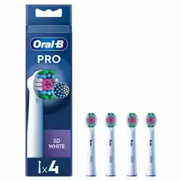 Plein.nl Oral-B Opzetborstels Pro 3D White 4 aanbieding