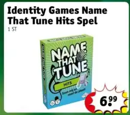 Kruidvat Identity Games Name That Tune Hits Spel aanbieding