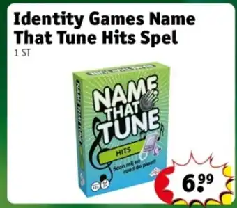 Kruidvat Identity Games Name That Tune Hits Spel aanbieding