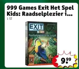 Kruidvat 999 Games Exit Het Spel Kids: Raadselplezier i... aanbieding