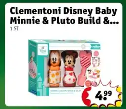 Kruidvat Clementoni Disney Baby Minnie & Pluto Build &... aanbieding
