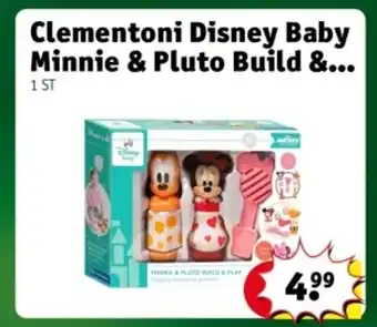 Kruidvat Clementoni Disney Baby Minnie & Pluto Build &... aanbieding