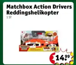 Kruidvat Matchbox Action Drivers Reddingshelikopter aanbieding