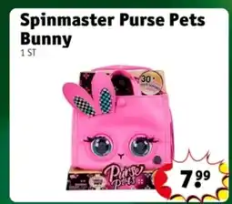 Kruidvat Spinmaster Purse Pets Bunny aanbieding