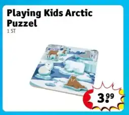 Kruidvat Playing Kids Arctic Puzzel aanbieding