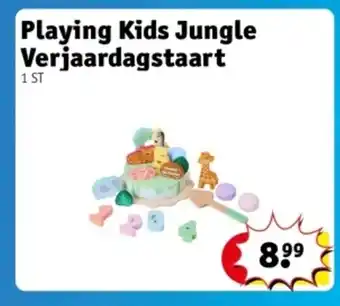 Kruidvat Playing Kids Jungle Verjaardagstaart aanbieding