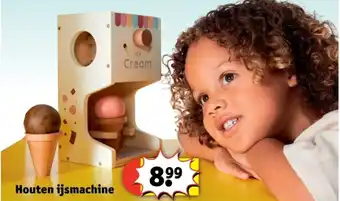 Kruidvat Houten ijsmachine aanbieding
