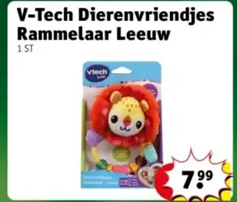 Kruidvat V-Tech Dierenvriendjes Rammelaar Leeuw aanbieding