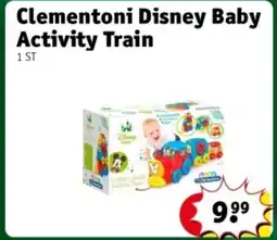 Kruidvat Clementoni Disney Baby Sunny Activity Train aanbieding