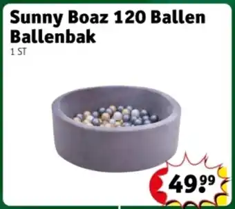 Kruidvat Sunny Boaz 120 Ballen Ballenbak aanbieding