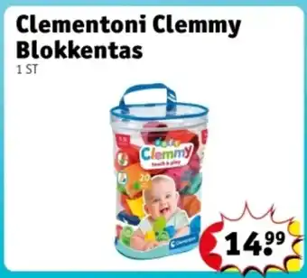 Kruidvat Clementoni Clemmy Blokkentas aanbieding