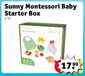Kruidvat Sunny Montessori Baby Starter Box aanbieding
