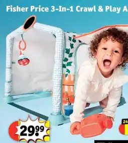 Kruidvat Fisher Price 3 In 1 Crawl & Play Activity Gym aanbieding
