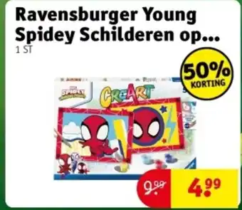 Kruidvat Ravensburger Young Spidey Schilderen op aanbieding