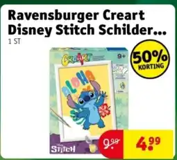 Kruidvat Ravensburger Creart Disney Stitch Schilder aanbieding