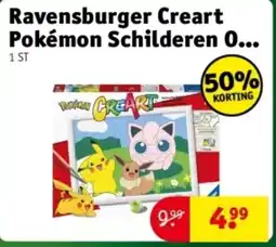 Kruidvat Ravensburger Creart Pokémon Schilderen aanbieding