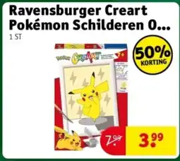 Kruidvat Ravensburger Creart Pokémon Schilderen aanbieding