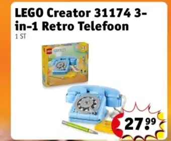Kruidvat LEGO Creator 31174 3 in 1 Retro Telefoon aanbieding