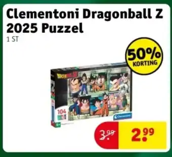 Kruidvat Clementoni Dragonball Z 2025 Puzzel aanbieding