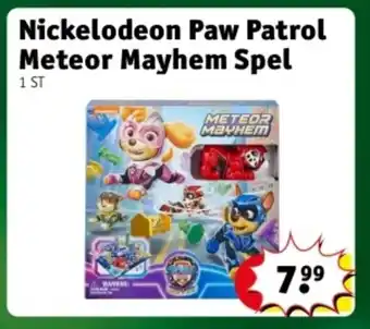 Kruidvat Nickelodeon Paw Patrol Meteor Mayhem Spel aanbieding