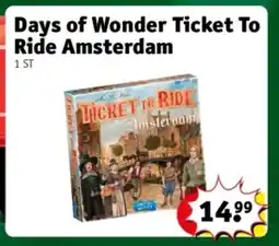 Kruidvat Days of Wonder Ticket To Ride Amsterdam aanbieding