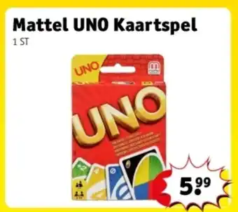 Kruidvat Mattel UNO Kaartspel aanbieding