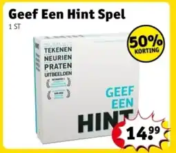 Kruidvat Geef Een Hint Spel aanbieding