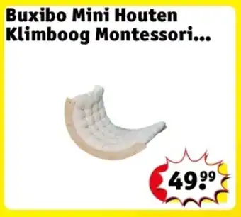 Kruidvat Buxibo Mini Houten Klimboog Montessori aanbieding