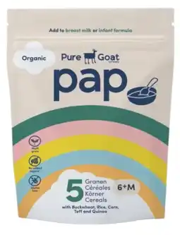 De Online Drogist Pure Goat Organic 5-Granen Pap 6+M aanbieding