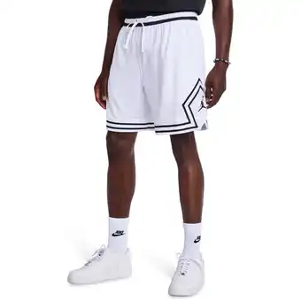 Foot Locker Jordan Diamond Korte Broeken Heren - Wit - Maat XL aanbieding