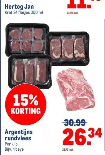 Makro Argentijns rundvlees aanbieding