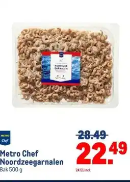 Makro Metro Chef Noordzeegarnalen aanbieding