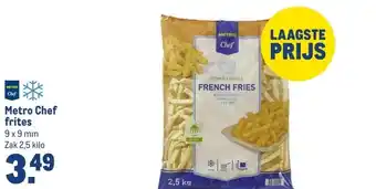 Makro Metro Chef frites aanbieding
