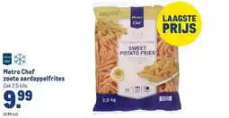 Makro Metro Chef zoete aardappelfrites aanbieding