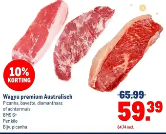 Makro Wagyu premium Australisch aanbieding
