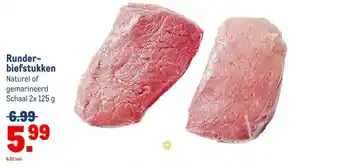 Makro Runder- biefstukken aanbieding