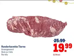 Makro Runderbavette Tierno aanbieding