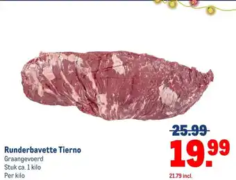 Makro Runderbavette Tierno aanbieding