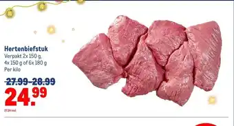 Makro Hertenbiefstuk aanbieding