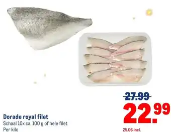 Makro Dorade royal filet aanbieding