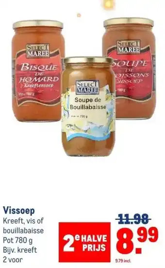 Makro Vissoep aanbieding