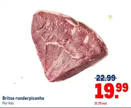 Makro Britse runderpicanha aanbieding