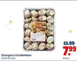 Makro Escargots in kruidenboter aanbieding