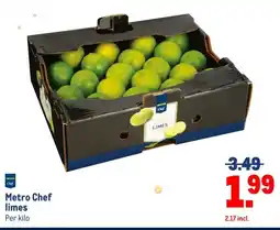 Makro Metro Chef limes aanbieding