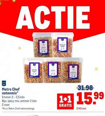 Makro Metro Chef notenmix aanbieding