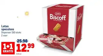 Makro Lotus speculoos aanbieding